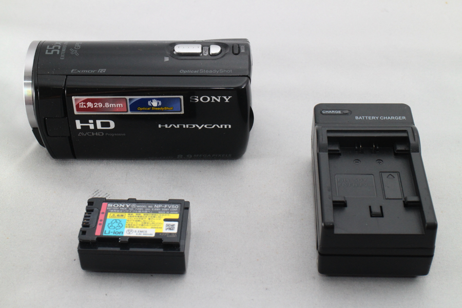 【販売買付】3440- ソニー SONY HDビデオカメラ Handycam HDR-CX270V クリスタルブラック 美品 ソニー