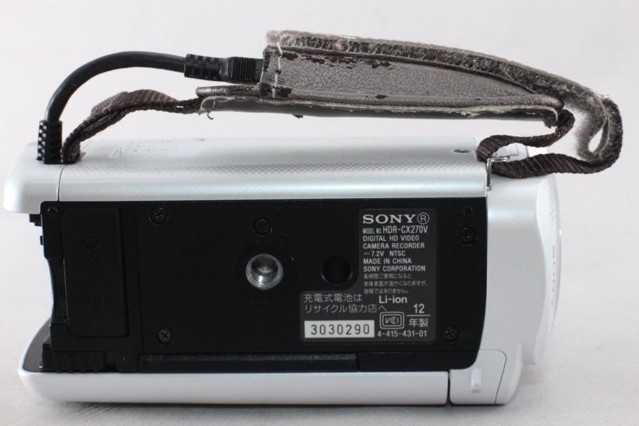 大得価爆買い3599- ソニー SONY HDビデオカメラ Handycam HDR-CX270V プレミアムホワイト 美品 ソニー