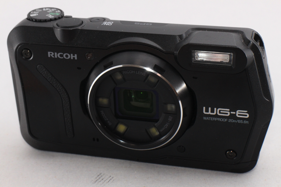 3651- リコー RICOH WG-6 ブラック 本格防水カメラ 20メートル防水 耐